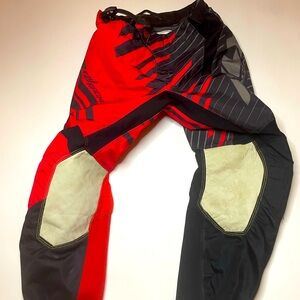 FLY RACING Red and Black Men's Pants
